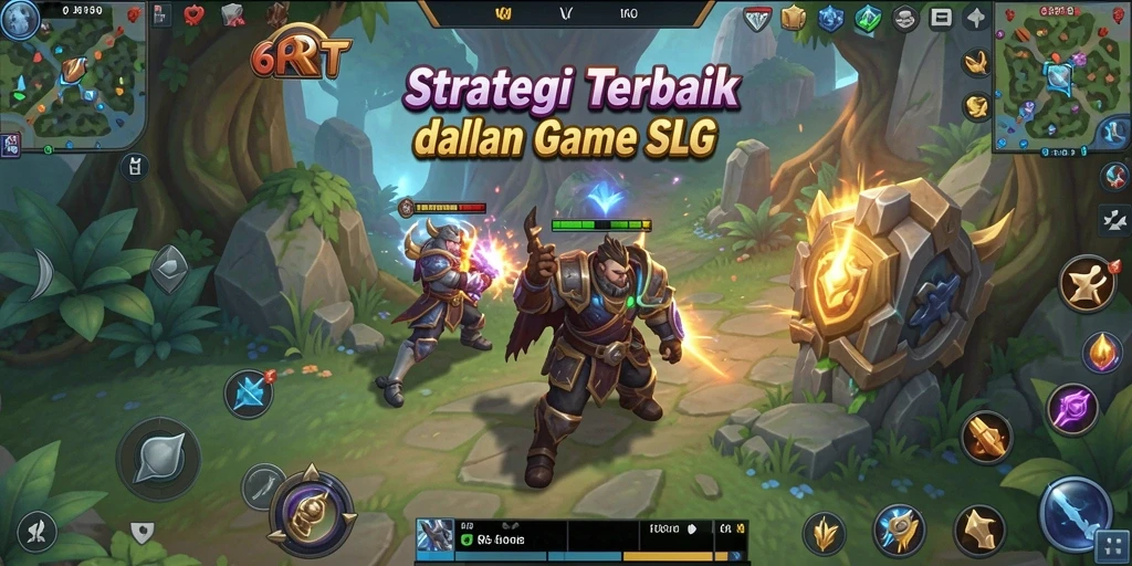 Tampilan menarik dari gameplay strategis dalam 6RT.