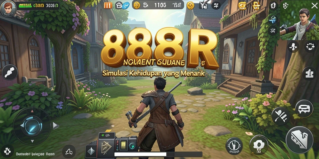 Tampilan gameplay 888R yang interaktif dan menarik.