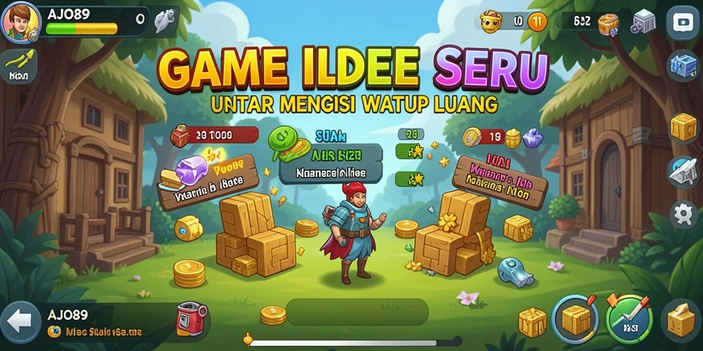 Tampilan screenshot AJO89 yang menampilkan gameplay Idle yang menarik.