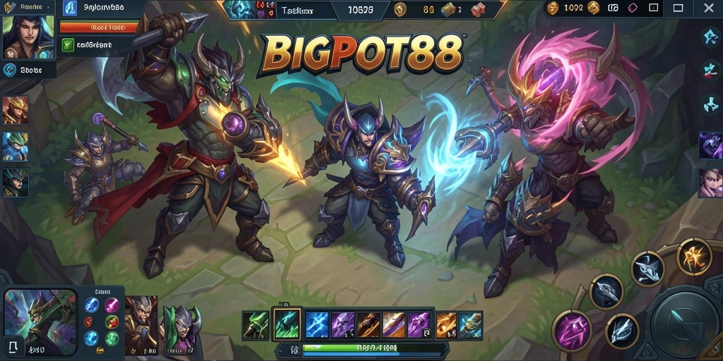 Tampilan gameplay yang seru dan strategis dalam BIGPOT88.