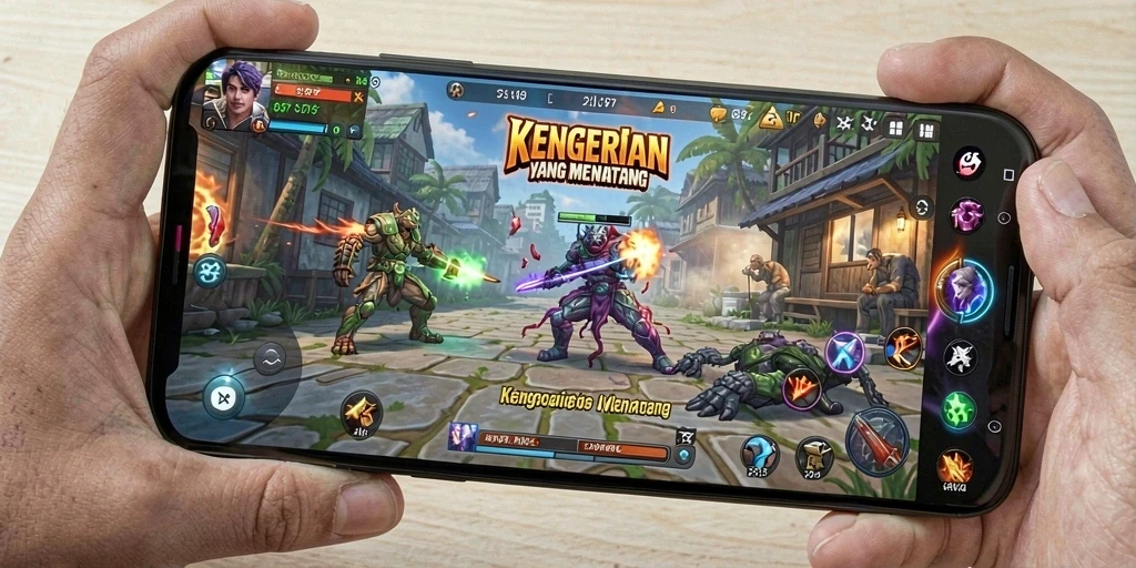 Tampilan menarik dan menakutkan dari gameplay G9VIP.