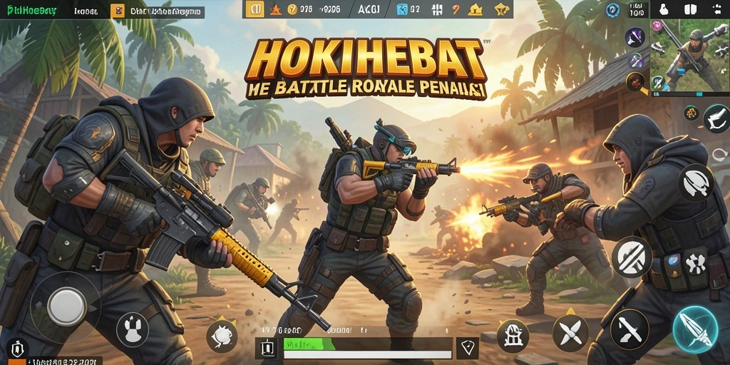 Tampilan gameplay HOKIHEBAT yang seru dan penuh aksi.