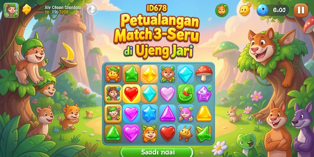 Screenshot utama dari gameplay yang menegangkan di ID678.