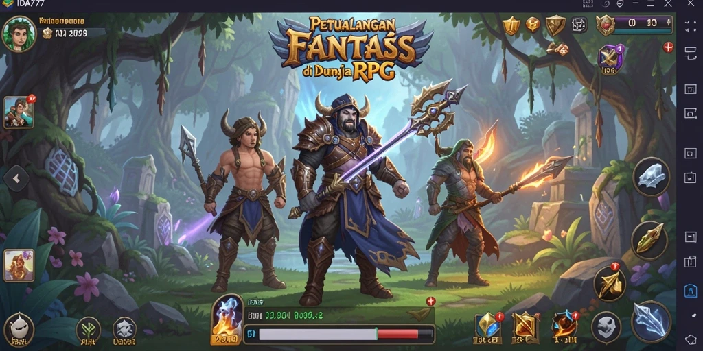 Gameplay seru di dunia fantasi IDA777 penuh petualangan.