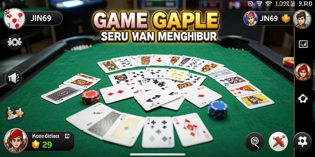 Tampilan gameplay seru JIN69 yang penuh tantangan.