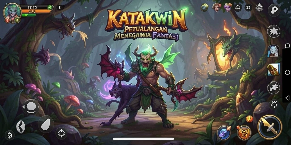 Tampilan gameplay RPG yang memukau dan penuh aksi.