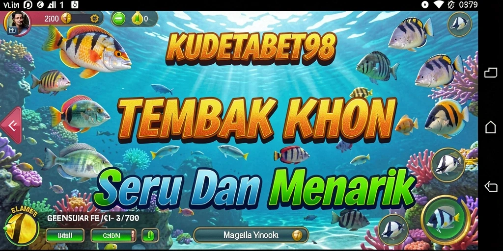 Tampilan menarik dari gameplay Tembak Ikan KUDETABET98.