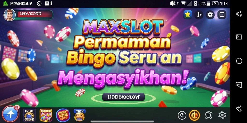 Tampilkan gameplay menarik dalam MAXSLOT Bingo.