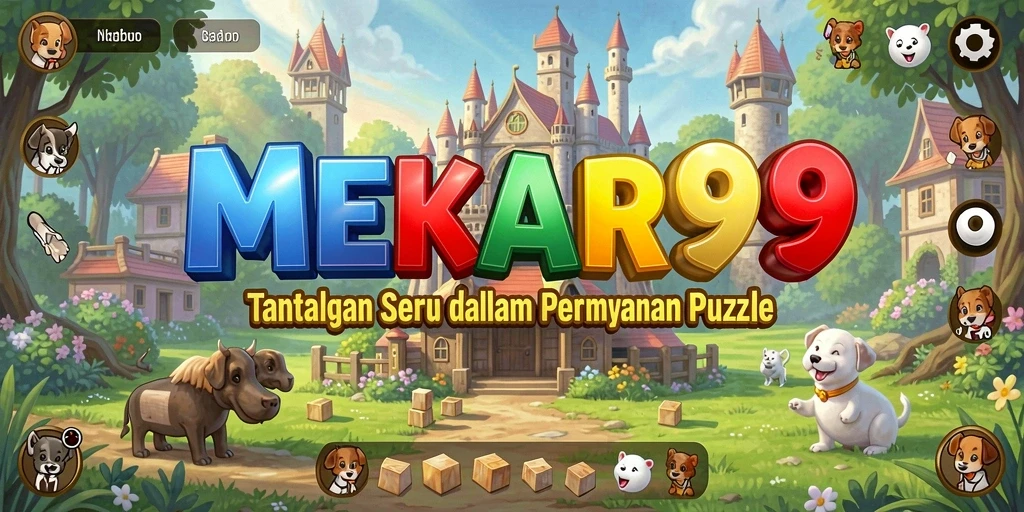 Screenshot gameplay MEKAR99 yang menampilkan tantangan puzzle seru.