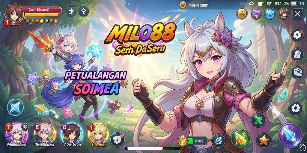 Tampilan menakjubkan dari gameplay seru di MILO88.