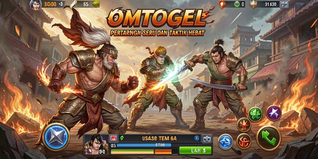 Gameplay mengasyikkan dengan pertarungan seru di OMTOGEL.