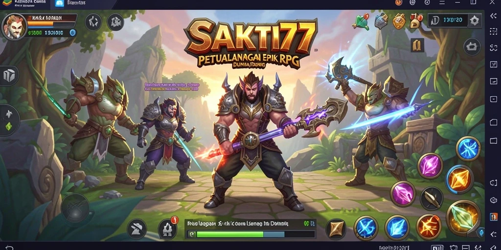 Tampilan gameplay SAKTI77 yang seru dan penuh aksi.