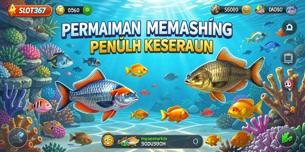 Tampilan gameplay menarik dari <strong>SLOT367</strong> saat memancing di laut.