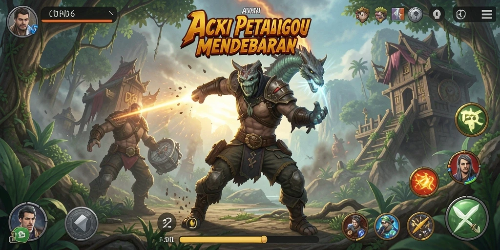 Tampilan gameplay mendebarkan dalam SVIP6 dengan aksi yang intens.