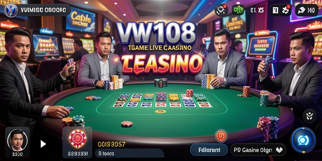 Gameplay Live Casino yang mendebarkan dan interaktif di VW108.