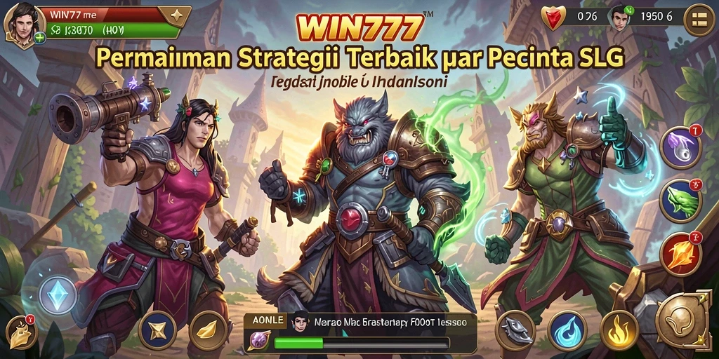 Tampilan gameplay strategis yang mendebarkan dari WIN777.